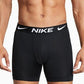 Nike Men's 3 Pack Dri Fit Essential Micro Boxer Briefs Black Size Medium