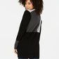 Charter Club Women's Pure Cashmere Colorblocked Cardigan Gray Size X-Large