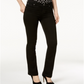 INC International Concepts Women's Curvy Fit INCFinity Bootcut Jeans Black Size 8