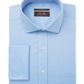 Tasso Elba Men's Regular Fit Business Button Down Shirt Blue Size 34X35