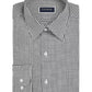 Club Room Men's Slim Fit Check Dress Shirt Black Size 18.5X34-35
