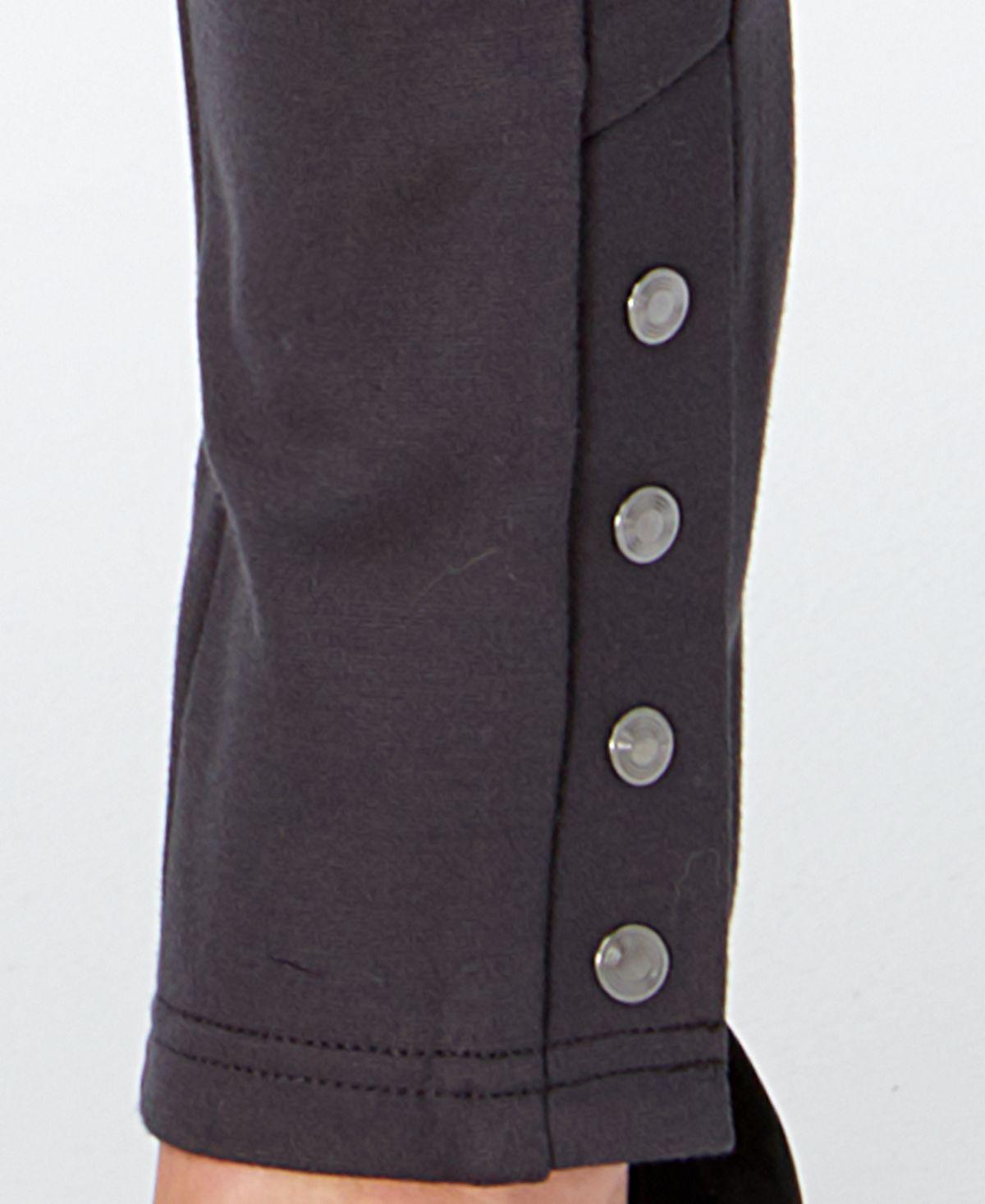 Style & Co Women's Ponte Skinny Pants Gray Size Petite