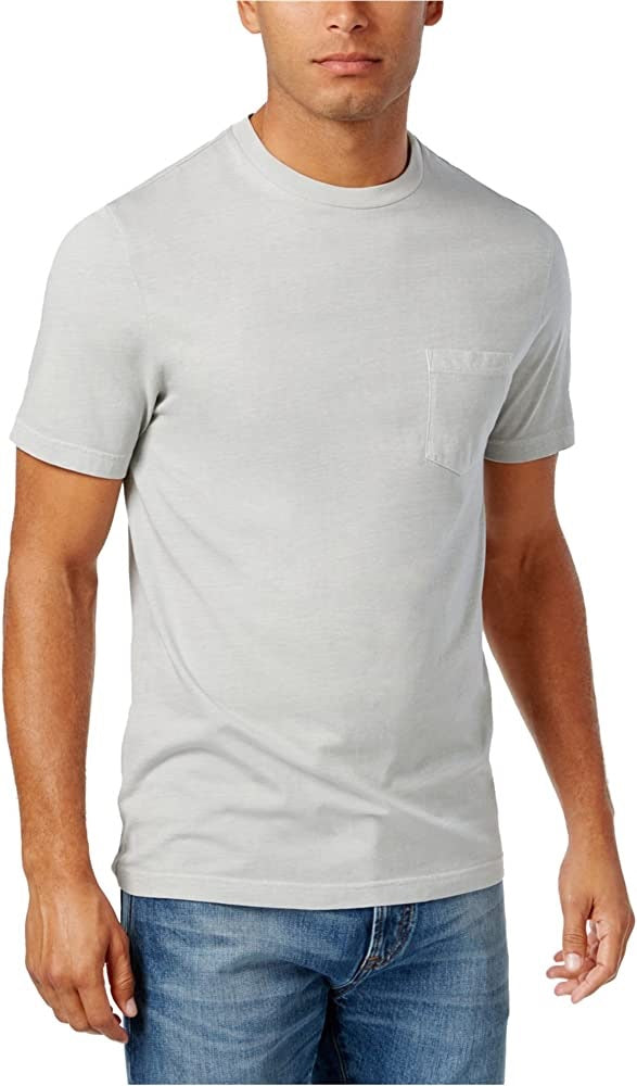 Club Room Men's Cotton Basic T-Shirt -Gray Size Medium