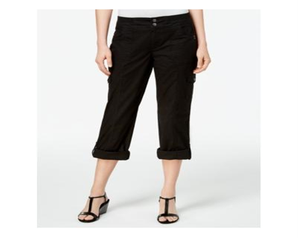 Style & Co Women's Capri Pants Black Size 4