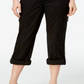 Style & Co Women's Capri Pants Black Size 4