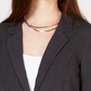 BCX Junior's Ruched 3/4 Sleeve Blazer Black Size X-Small