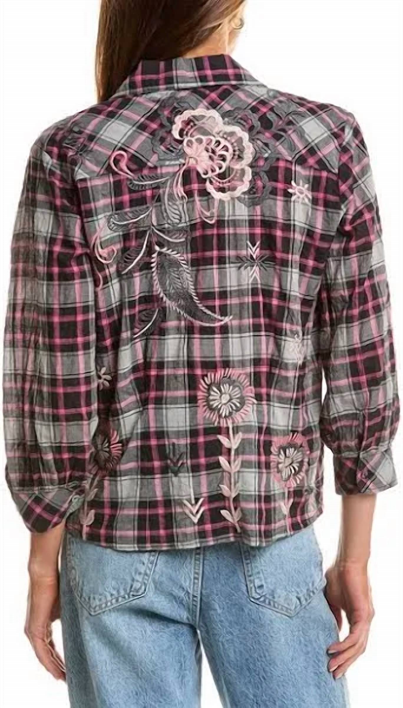 Johnny Was - BELLANIA VINTAGE CROPPED SHIRT