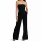 Steve Madden - Women's Swanilda Velvet Strapless Jumpsuit