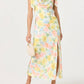 Astr - Allexina Front Thigh Slit Maxi Dress