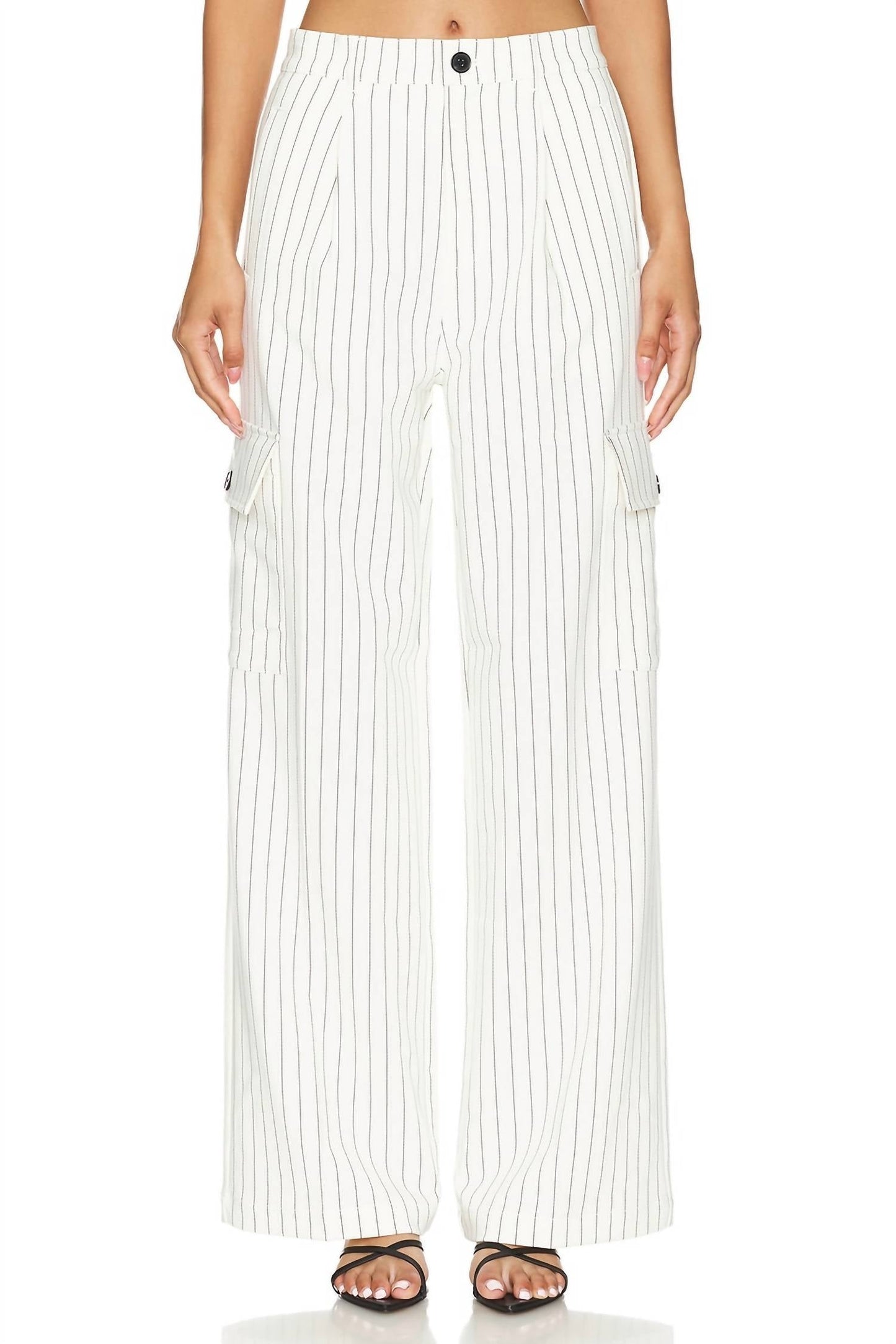 Pistola - Brynn High Rise Relaxed Stripe Cargo Pants