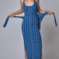 Hevron - Rose Knit Midio Dress