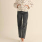 Mable - Bow Embroidered Quilted Sherpa Jacket