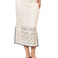 Apricot - Crochet Midi Skirt