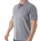 Lacoste Men's Classic Pique Short Sleeve Polo Gray Size 8