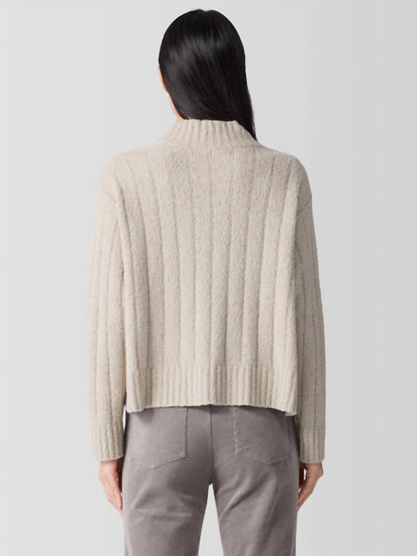 Eileen Fisher - Fluff Rib Turtleneck Sweater