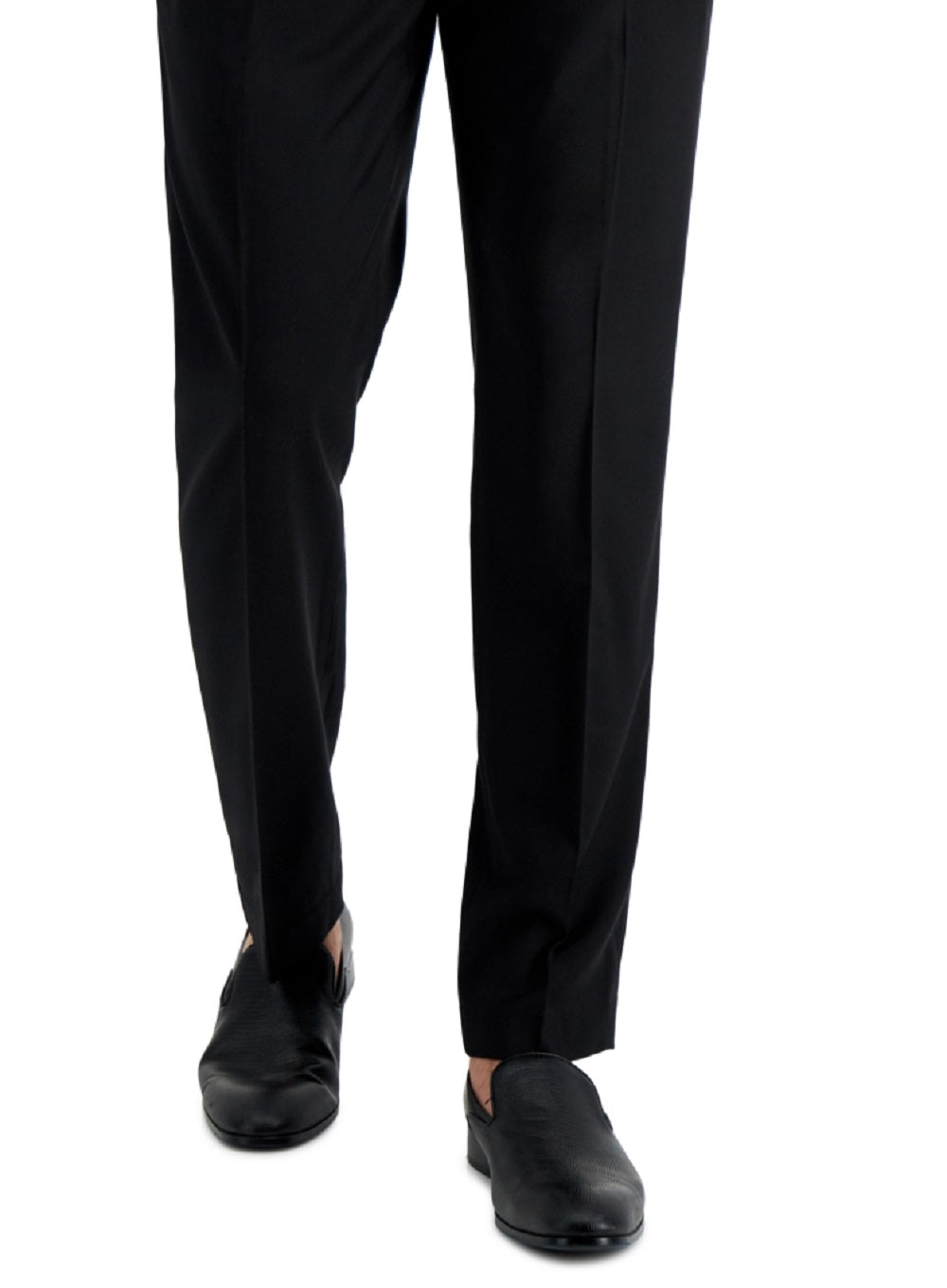 Perry Ellis Men's Slim Fit Non Iron Dress Pants Black Size 38X32