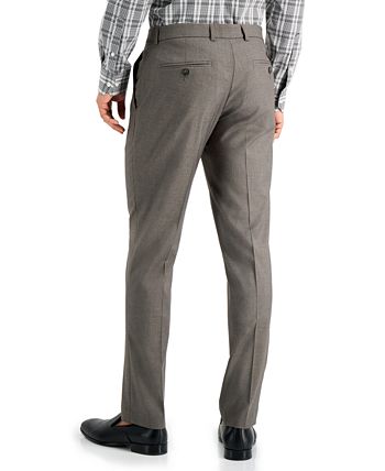 Perry Ellis Men's Slim Fit Non Iron Performance Stretch Heathered Dress Pants Green Size 30X30