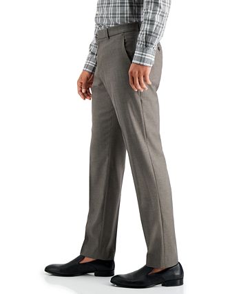 Perry Ellis Men's Slim Fit Non Iron Performance Stretch Heathered Dress Pants Green Size 30X30