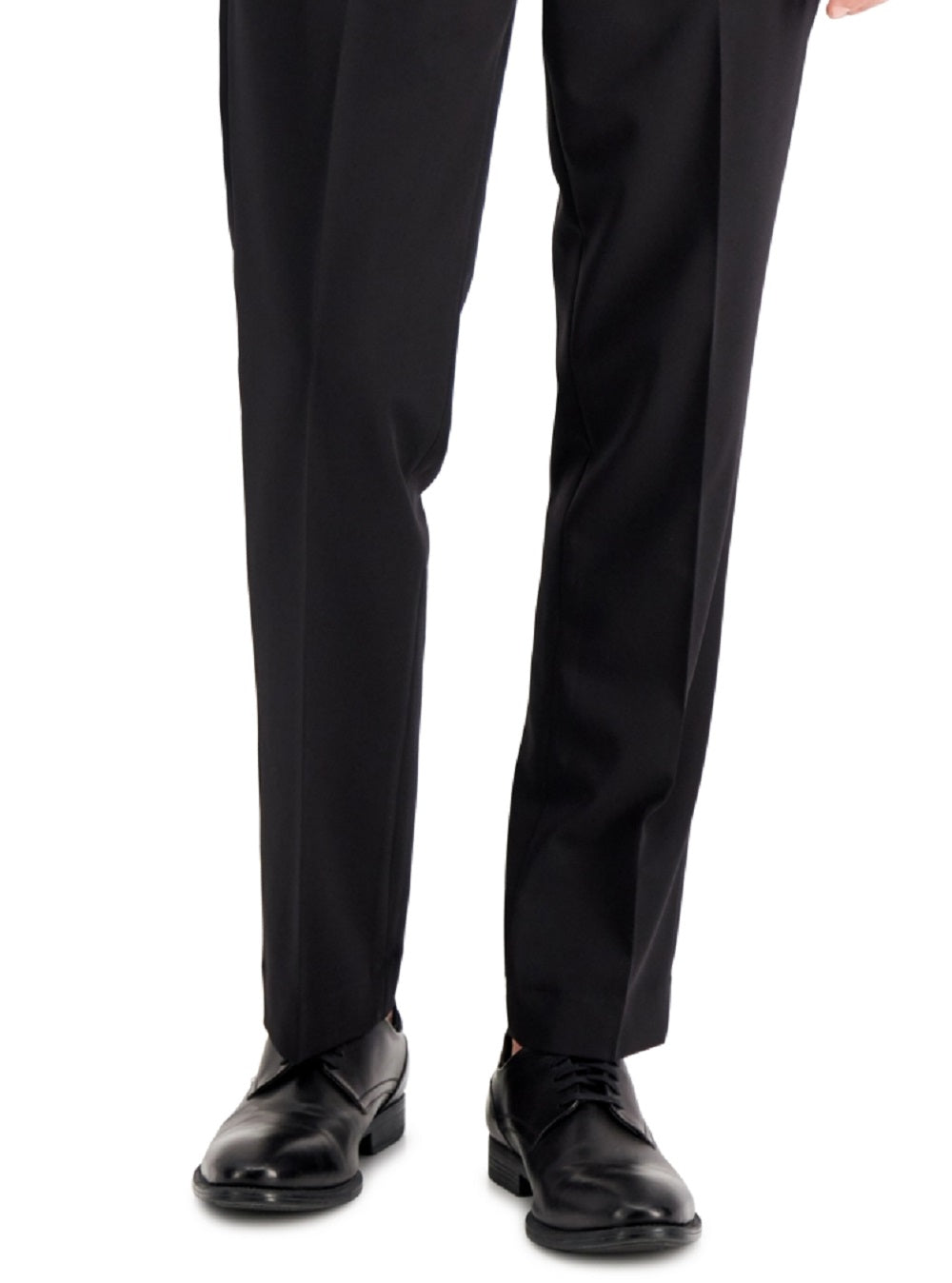 Perry Ellis Men's Modern Fit Stretch Solid Resolution Pants Black Size 36X29