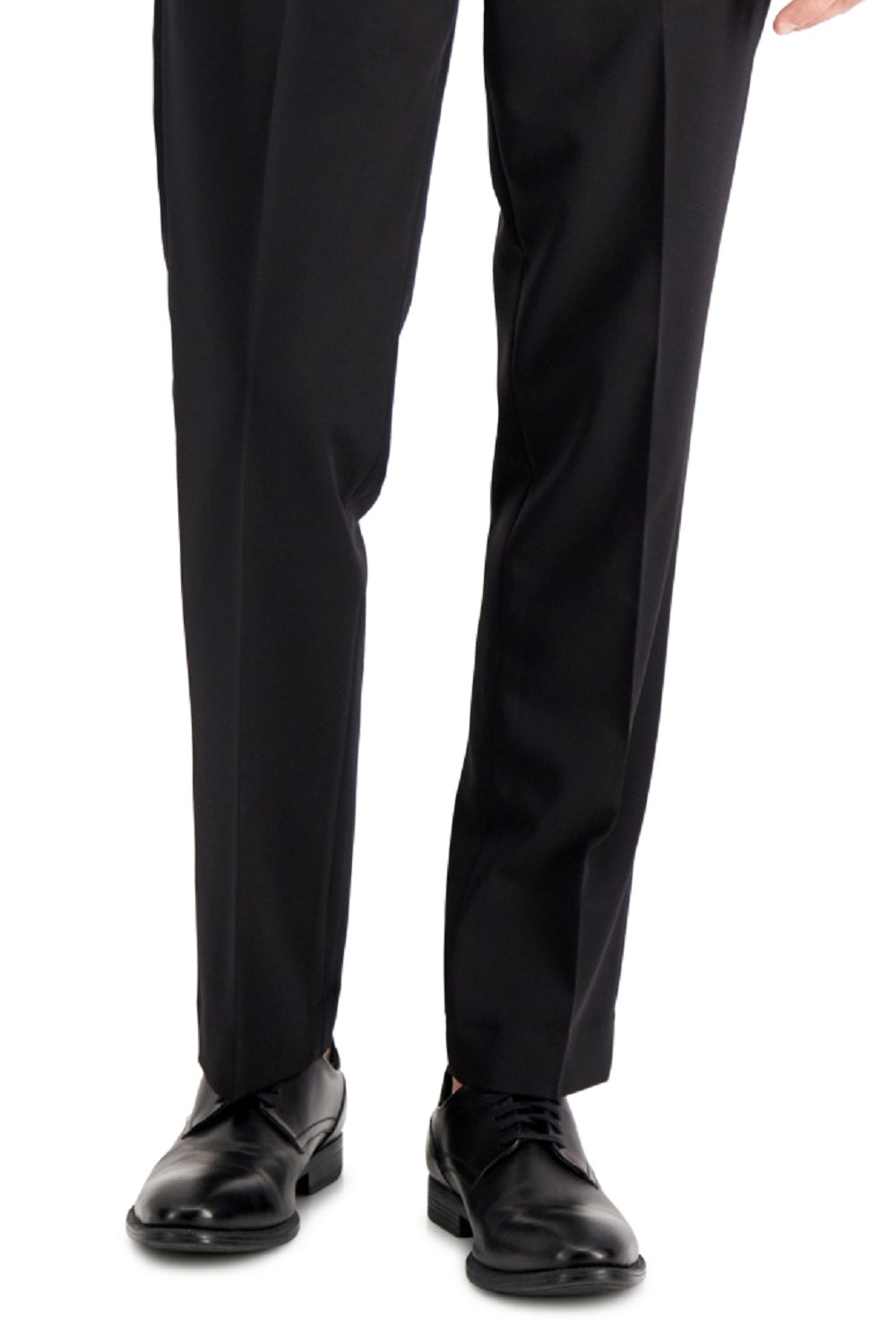 Perry Ellis Men's Modern Fit Stretch Solid Resolution Pants Black Size 34X30