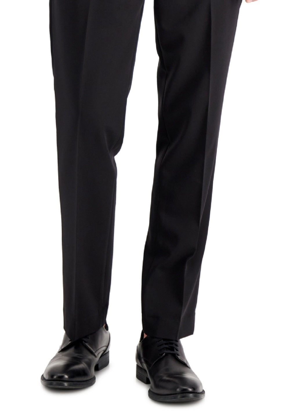 Perry Ellis Men's Modern Fit Stretch Solid Resolution Pants Black Size 42X30