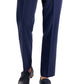 Perry Ellis Men's Modern Fit Stretch Solid Resolution Pants Blue Size 36X30