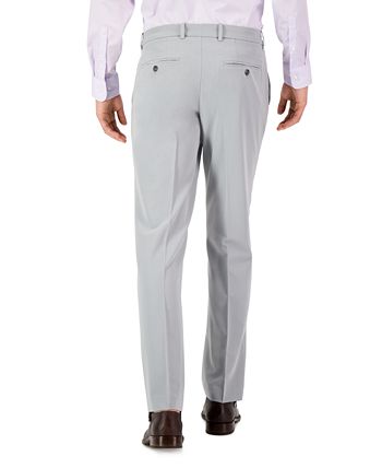 Perry Ellis Men's Modern Fit Stretch Solid Resolution Pants Gray Size 38X30