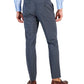 Perry Ellis Men's Essentials Slim Fit Plaid Dress Pants Gray Size 36X32