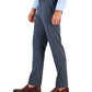 Perry Ellis Men's Essentials Slim Fit Plaid Dress Pants Gray Size 36X32