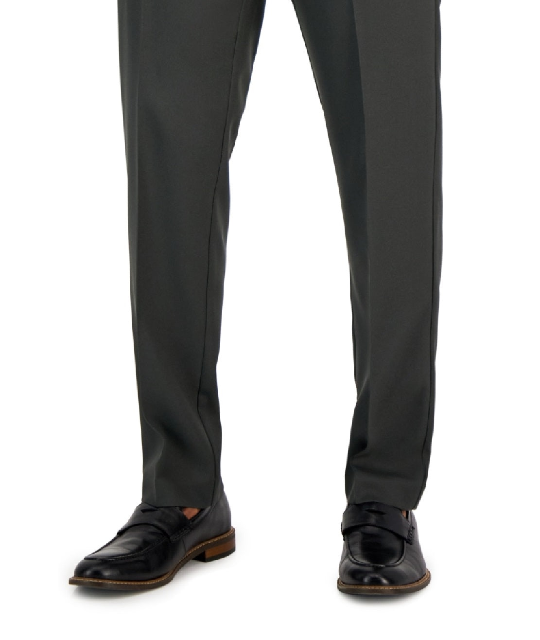 Perry Ellis Men's Modern Fit Twill Pants Gray Size 36X30