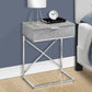 Accent Side Table with Storage Drawer, Spacious Tabletop, Contemporary Design