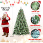8 Ft The Full-Bodied Pre-Decorated Pinecone Christmas Tree