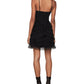 BCBGMAXAZRIA Women's Tulle Tiered Sleeveless Mini Dress Black Size 2