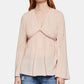 BCBGeneration Women's Empire Waist Blouse Pink Size XX-Small