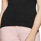 BCBGeneration Women's Ribbed Camisole Black Size Small