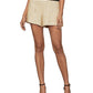 BCBGMAXAZRIA Women's Tweed Metallic Dress Shorts Yellow Size 0