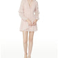 BCBGeneration Women's Ruffled Chiffon Mini Dress Pink Size 4