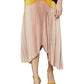 BCBGMAXAZRIA Women's Maxi Dress Pleated Colorblock Black Size Medium