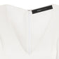 BCBGMAXAZRIA Women's Max Azria Ruffled Sleeveless V Neck Mini Dress White Size 4