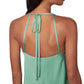 BCBGMAXAZRIA Women's Tie Back Top Green Size Medium