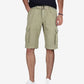 X-Ray Men's Belted Twill Tape Cargo Shorts Brown Size 34