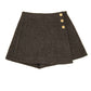 8Apart - Junior Women's Ellen Flannel Button Skirt