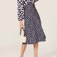 Sachin & Babi - Sachin & Babi Melody Floral Crepe Midi Dress Sz 10 $425