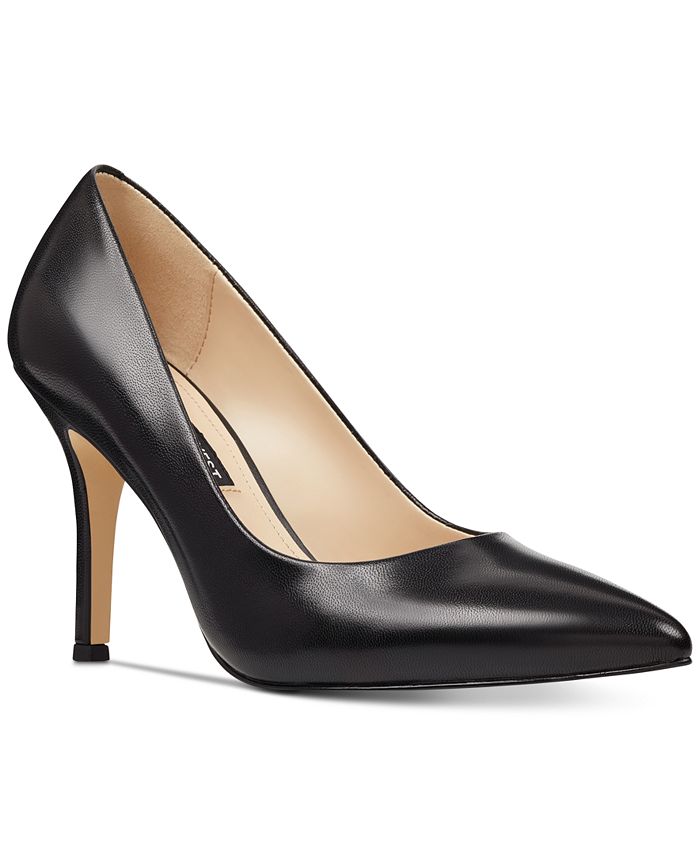 Nine West Women's Flax Stiletto Pointy Toe Dress Pumps Black Size 7 M