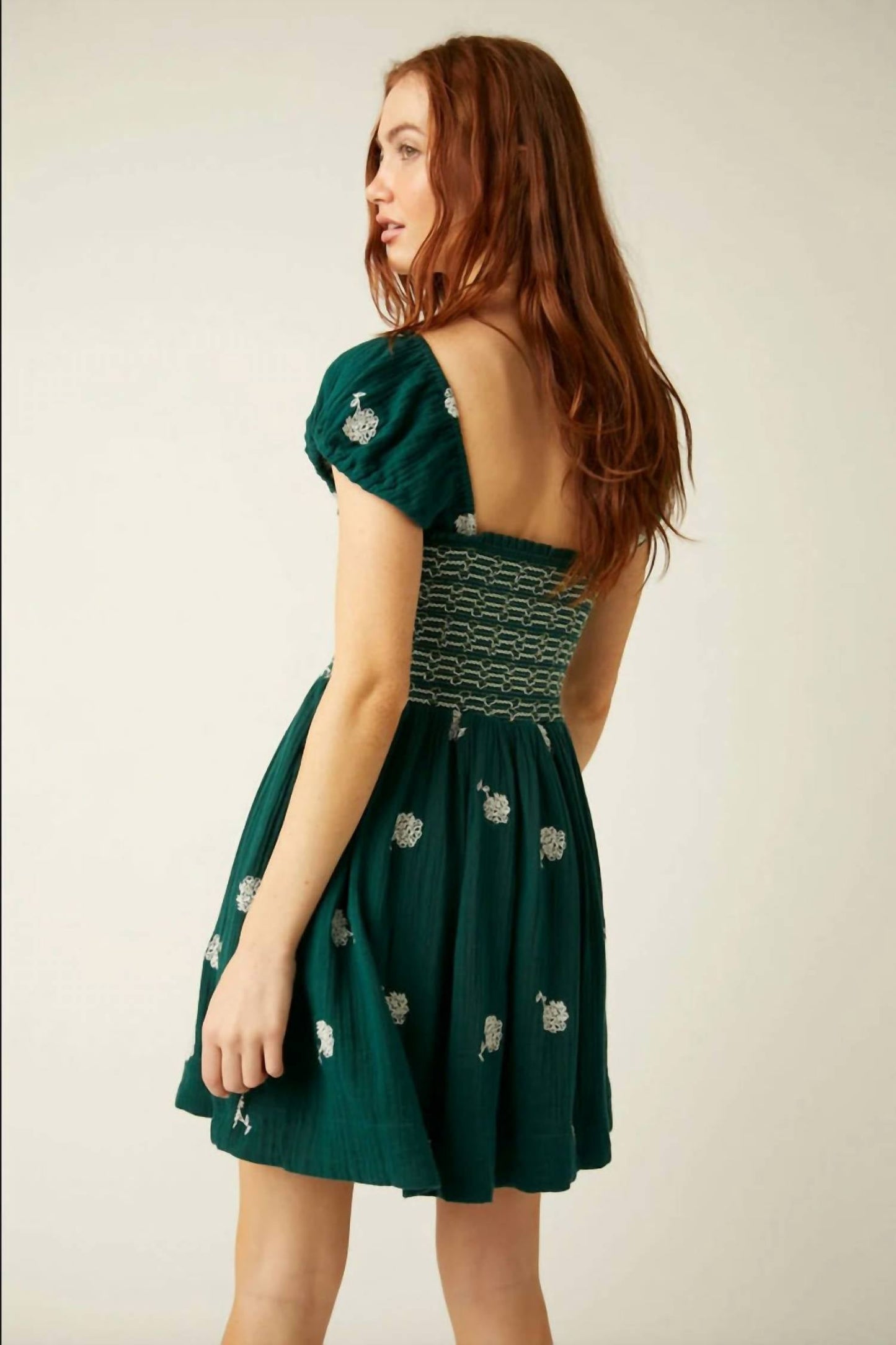 Free People - Tory Embroidered Mini Dress