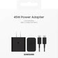 Samsung 45W Wall Charger Power Adapter with Cable Included, Super Fast Charging - White