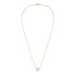 Diana M Jewels - Women's Lab Grown East West Diamond Solitaire Pendant Necklace