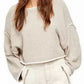 Free People Women's Bardot Sweater Grey - Size XS