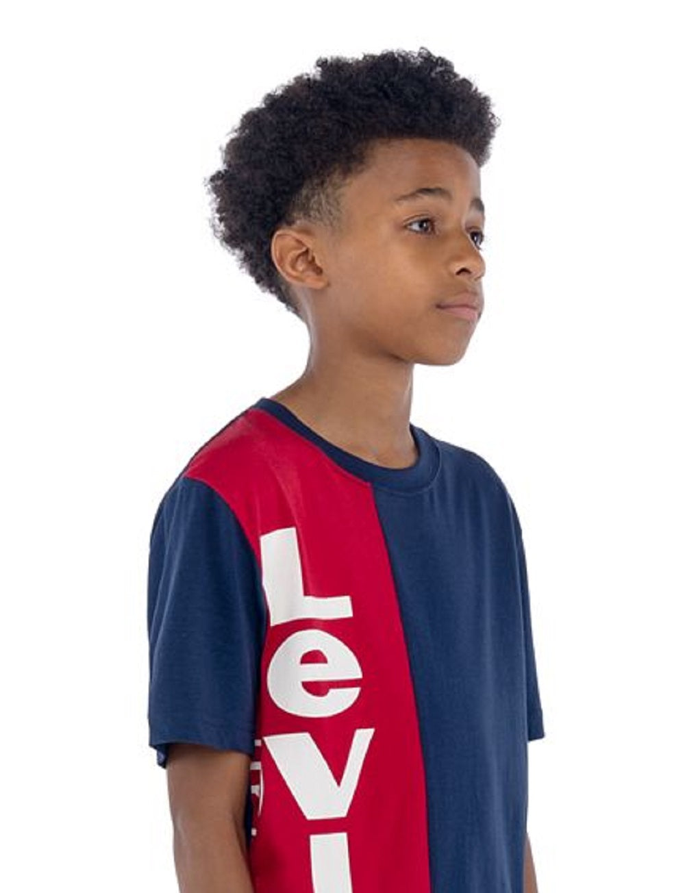 Levi's Toddler Boy's Colorblocked Vertical Logo T-Shirt Blue Size 2T
