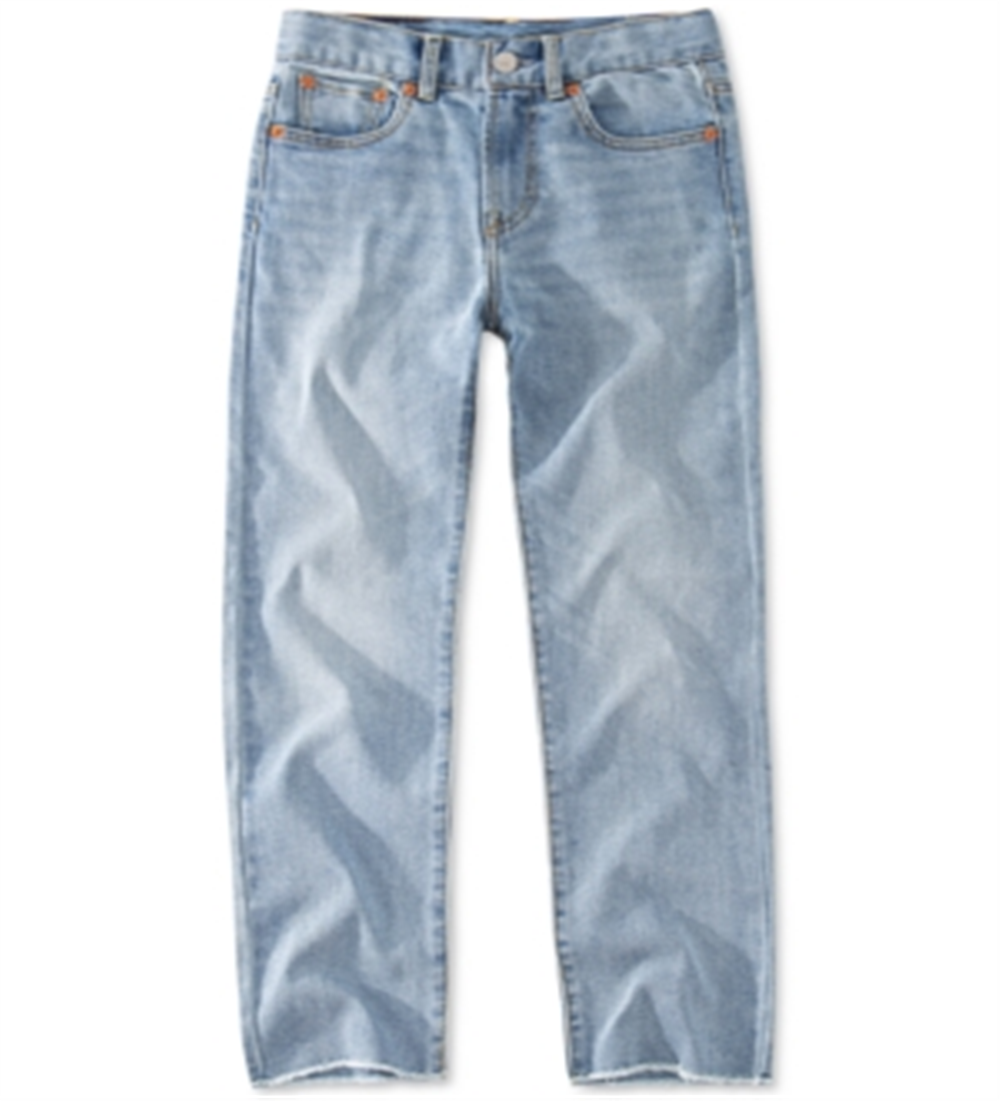 Levi's Girls' High Rise Ankle Straight Jeans Blue Size 7